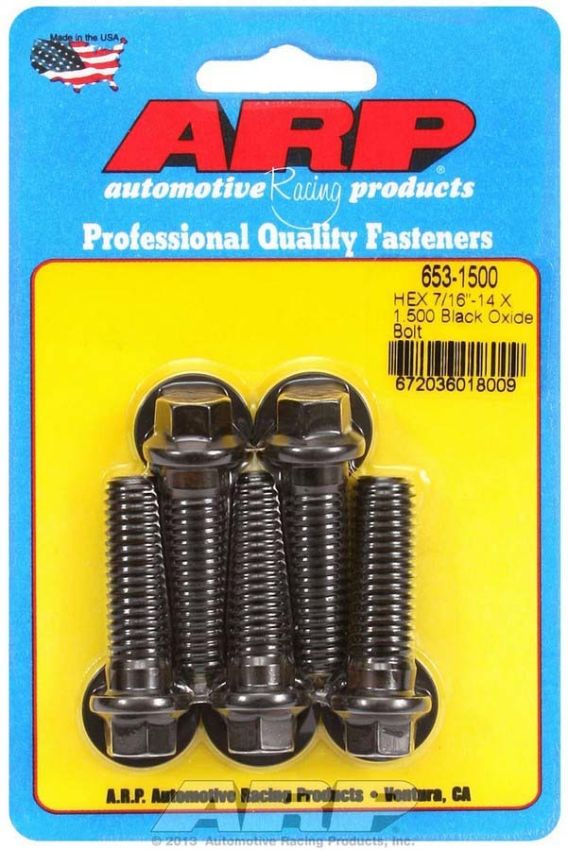 ARP ARP653-1500 Bolt Kit - 6pt. (5) 7/16-14 x 1.500