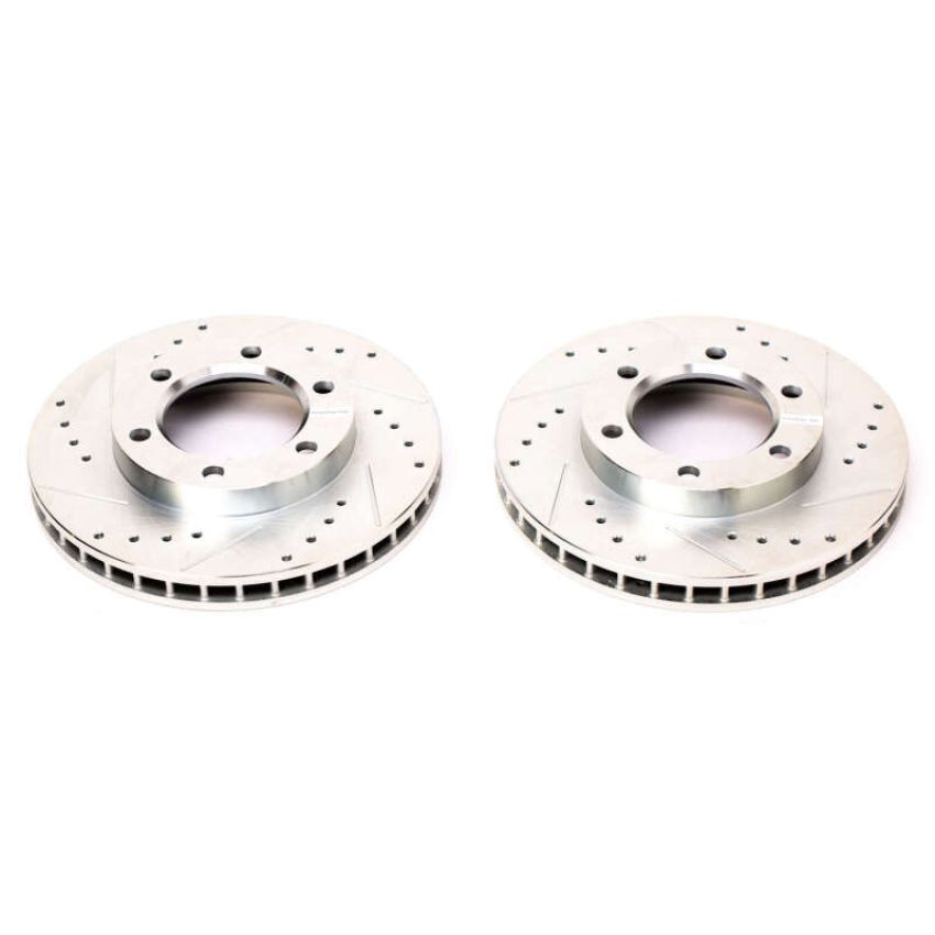PowerStop AR8400XPR PowerStop Evolution Performance Drilled, Slotted & Plated Brake Rotor Pair
