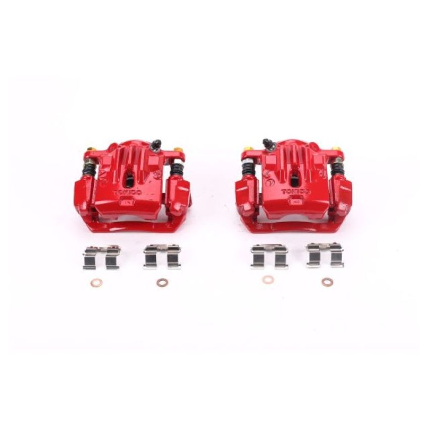 PowerStop S3224 Red Powder Coated Calipers