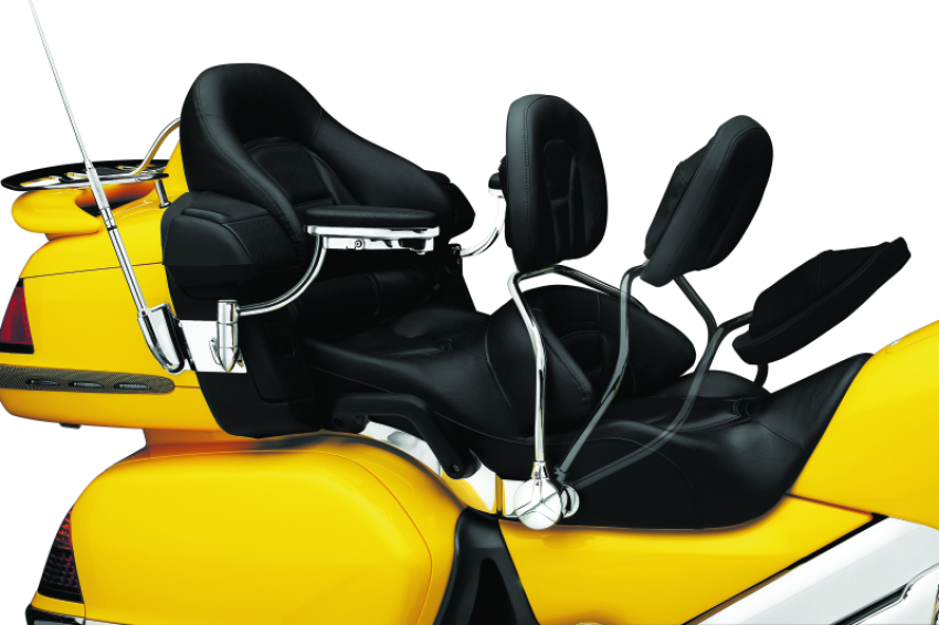 Kuryakyn 8990 Rider Backrest Honda GL1800 01-10 Models Chrome