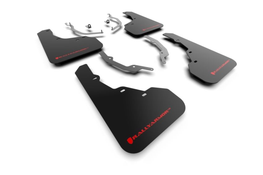 Rally Armor MF78-UR-BLK-RD Black Mud Flap/Red Logo