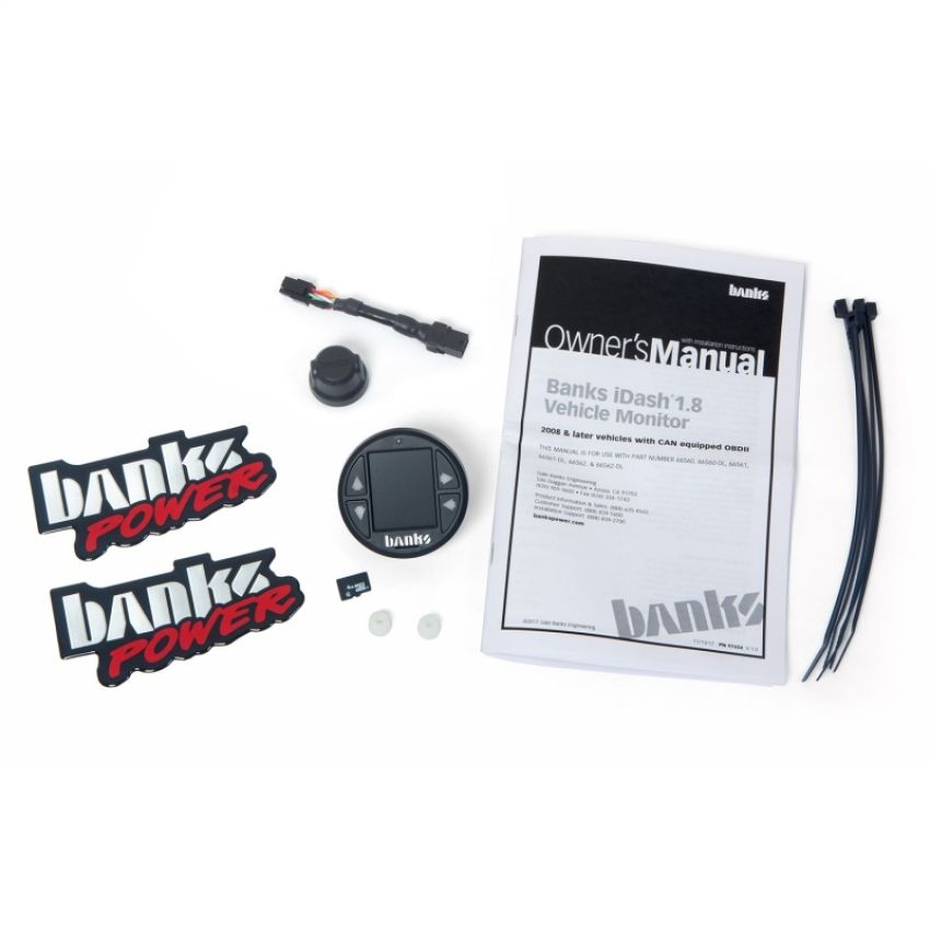 Banks Power 66761 iDash 1.8 DataMonster Universal CAN Gauge for use w/Banks Bus Modules
