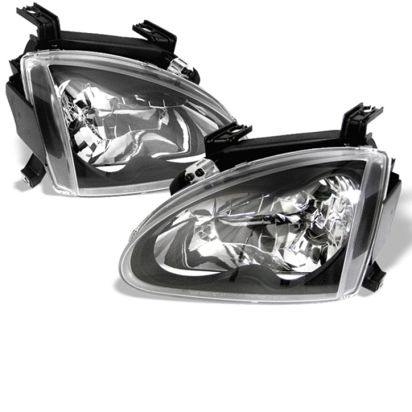 SPYDER 5012586 Crystal Headlights - Black