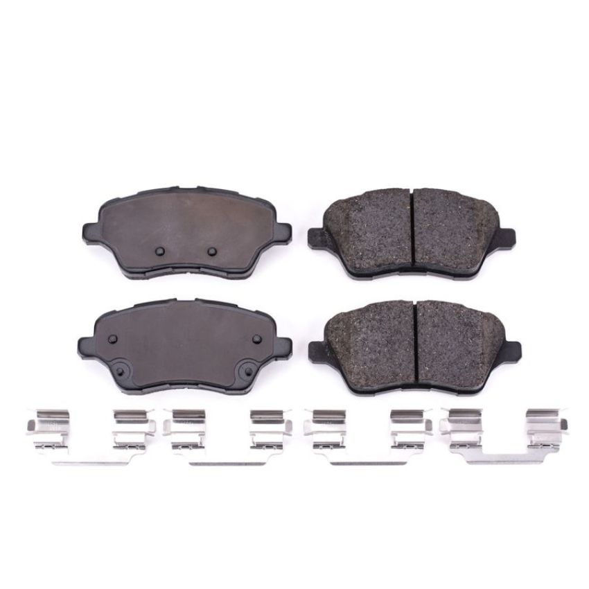 PowerStop 17-1730 PowerStop - Z17 Low-Dust Ceramic Brake Pads with Hardware