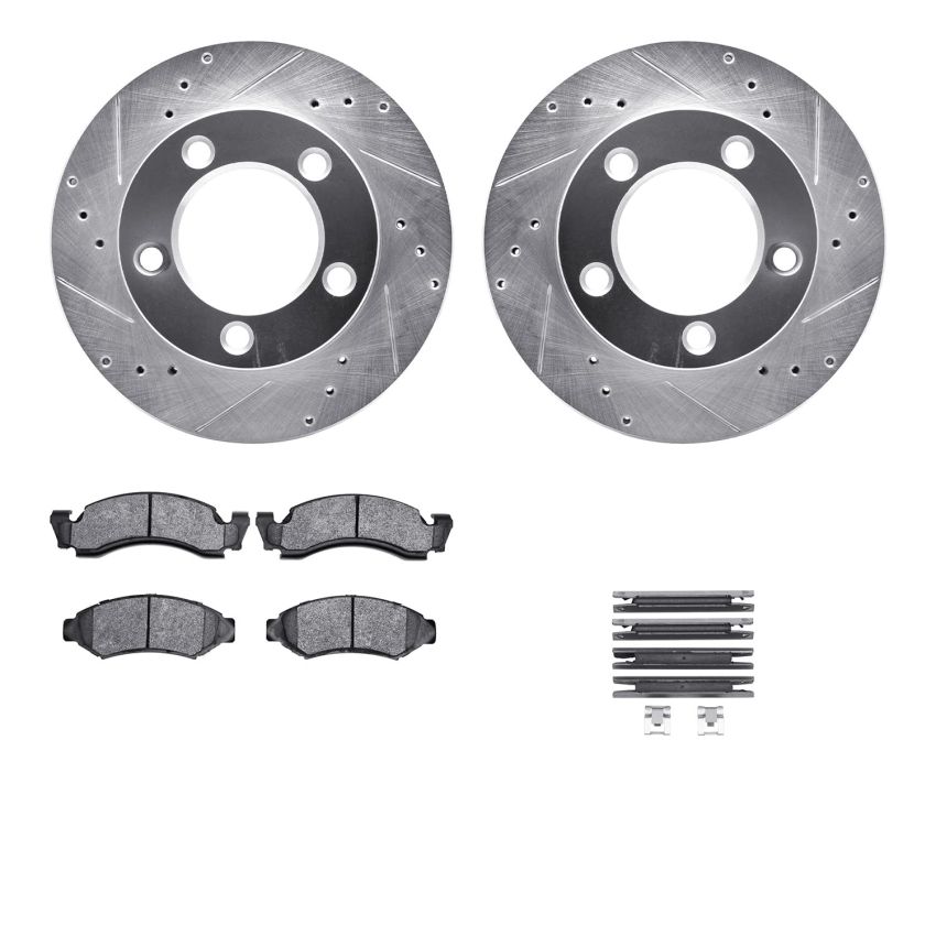 Dynamic Friction 7412-54010 Rotor Kit