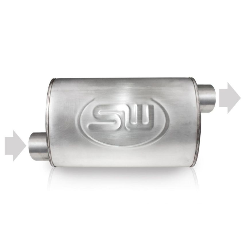 Stainless Works TM4C2O2OPS 2in ID OFFSET INLET/ 2in OD OFFSET OUTLET (ON OPPOSITE SIDES) 4inX8in
