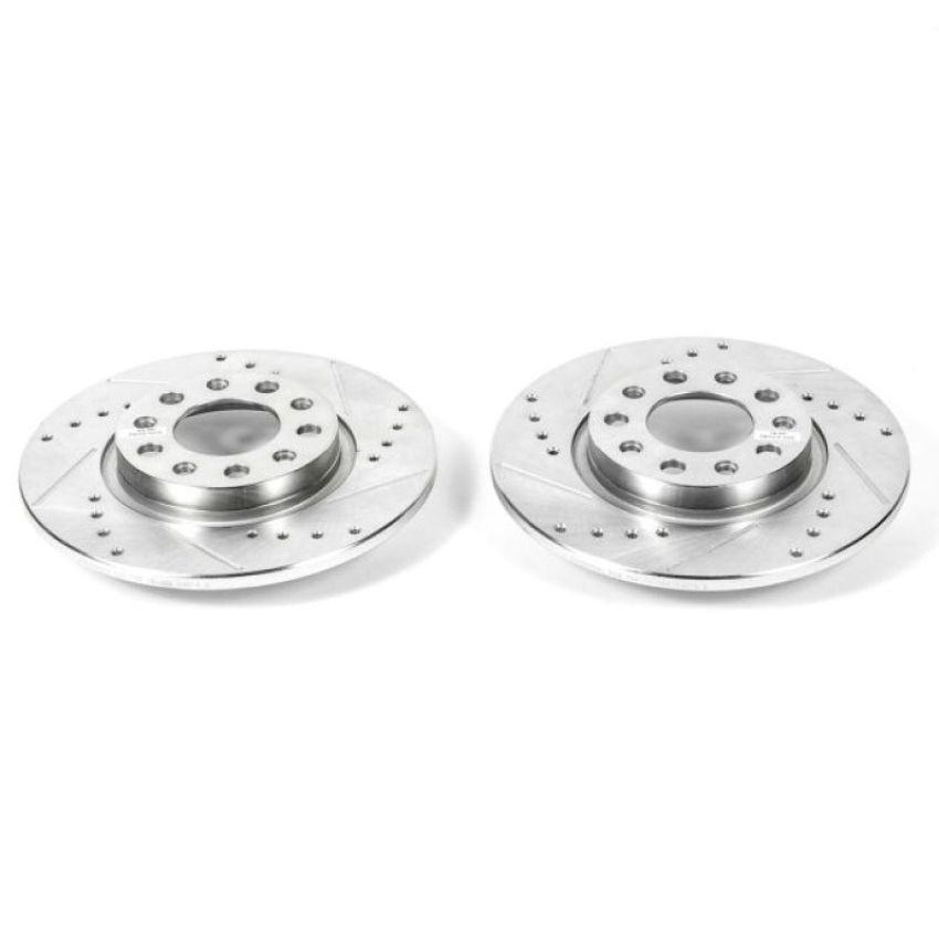 PowerStop AR83089XPR PowerStop Evolution Performance Drilled, Slotted & Plated Brake Rotor Pair