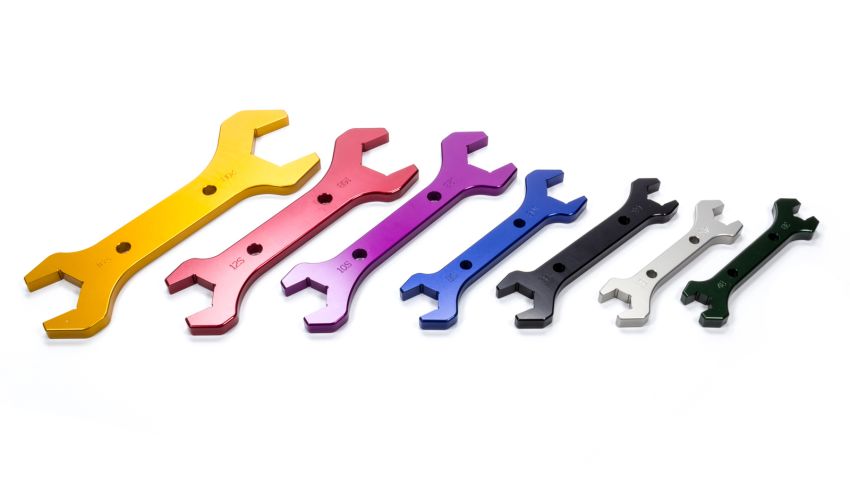 MR. GASKET MRG33200G AN Aluminum Wrench Set 3an-20an