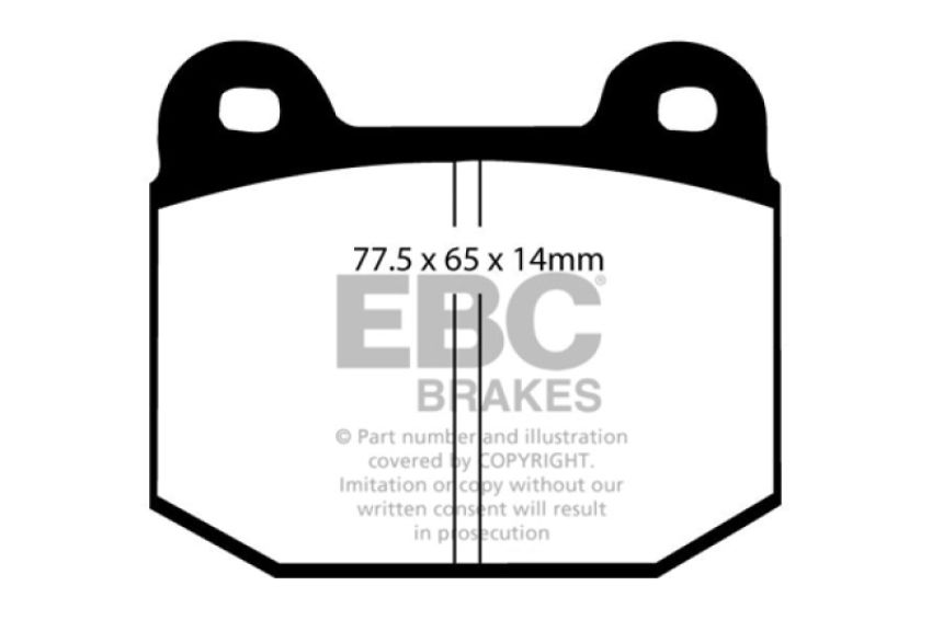 EBC Brakes DP3197/2C Redstuff Ceramic Low Dust Brake Pads