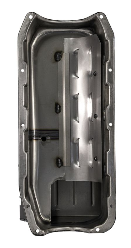 MOROSO MOR20196 SBC Steel Oil Pan - 7qt. w/Windage Tray