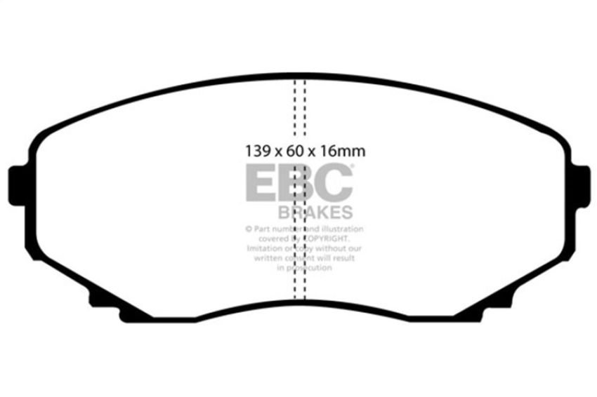 EBC Brakes UD551 Ultimax OEM Replacement Brake Pads