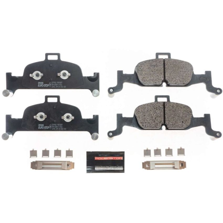 PowerStop ESP9002 EuroStop ECE-R90 Certified Brake Pad Set