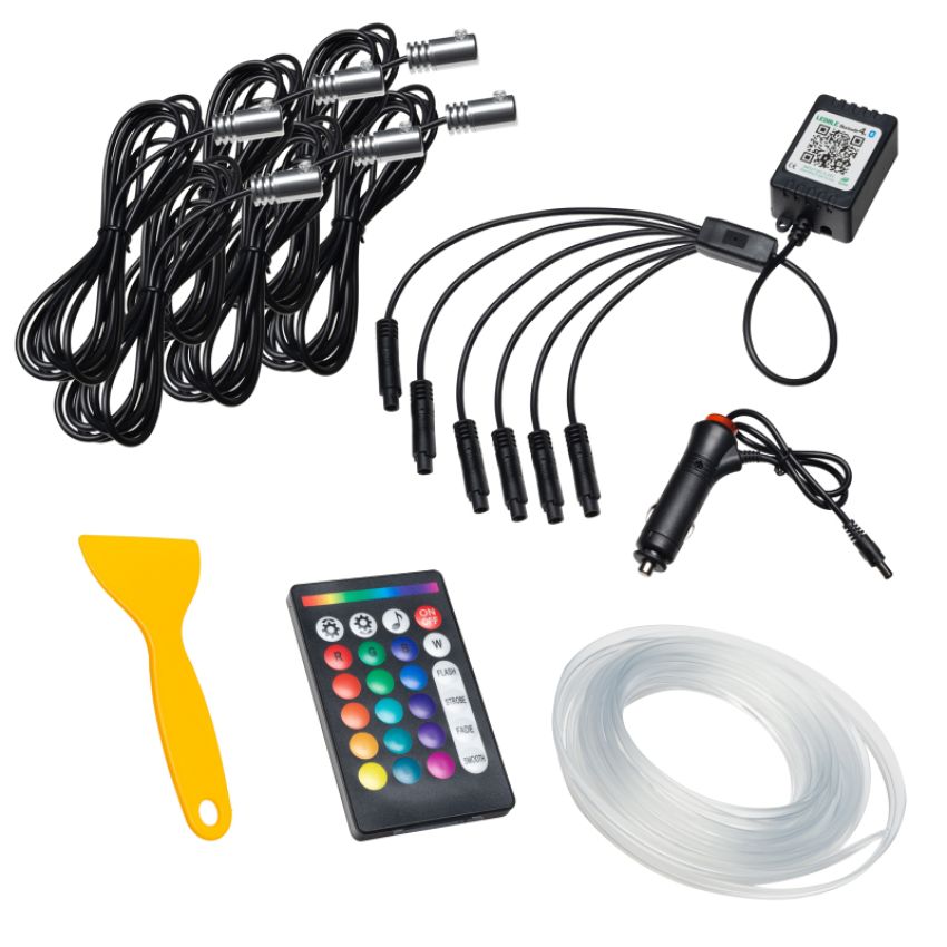 Oracle Lighting 4233-333-6 ORACLE Lighting Fiber Optic LED Interior Kit - ColorSHIFT (6PCS)