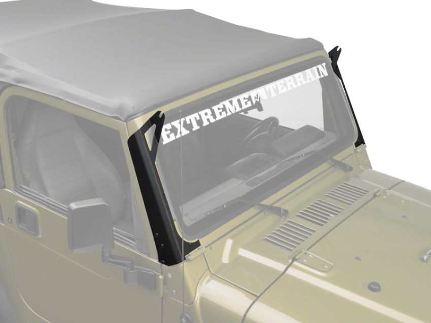 Raxiom J106745 97-06 Jeep Wrangler TJ 50-In LED Light Bar Windshield Mount