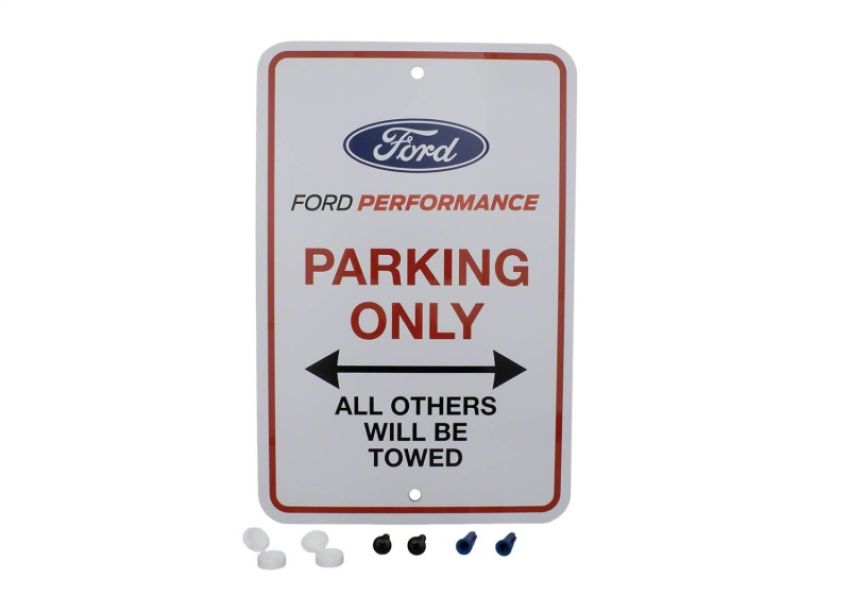 Ford Racing M-1827-PARK Ford Performance Parking Only Sign