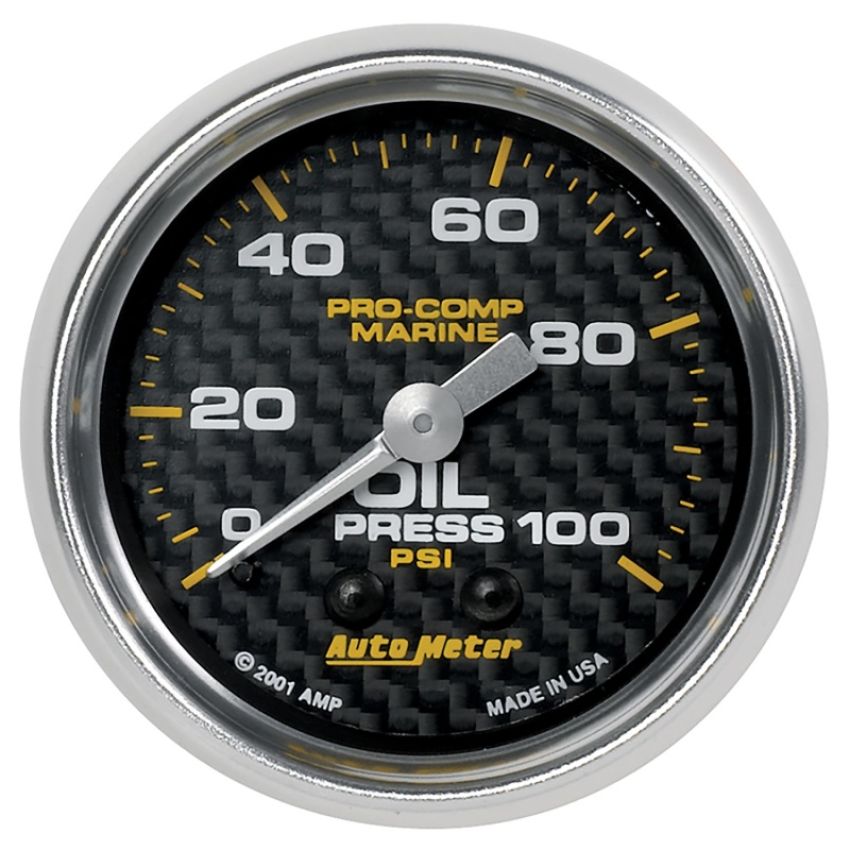 AutoMeter 200790-40 GAUGE, OIL PRESSURE, 2 1/16