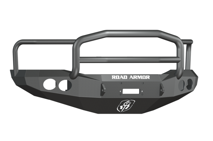 Road Armor 44075B 06-08 Dodge 1500 Stealth Front Winch Bumper w/Lonestar Guard - Tex Blk