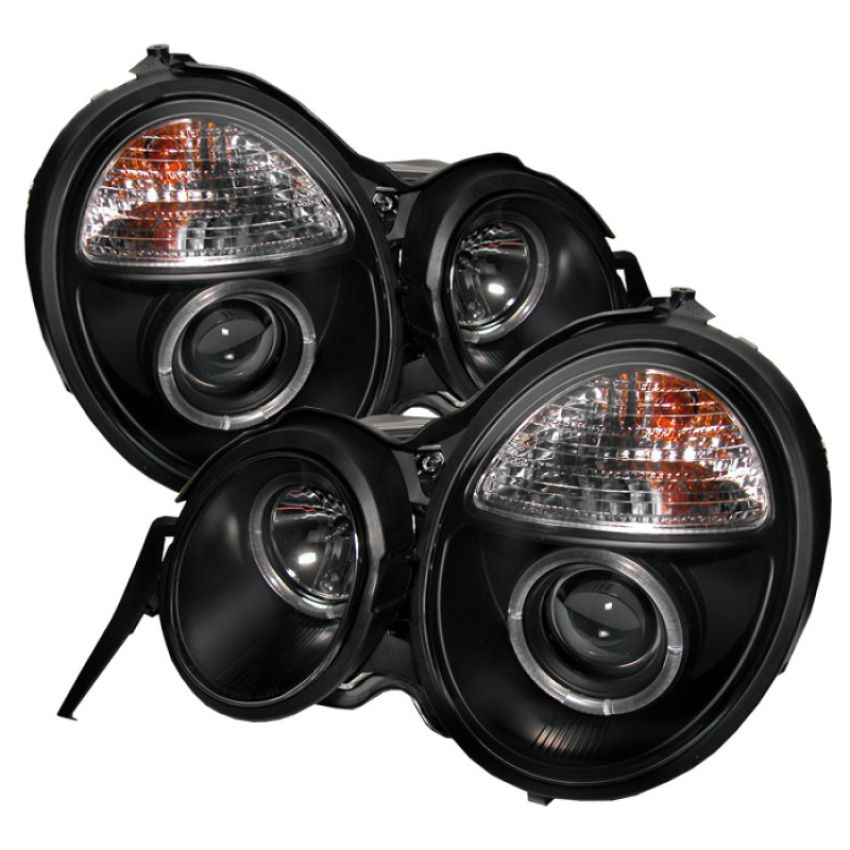 SPYDER 5011275 Projector Headlights - LED Halo - Black