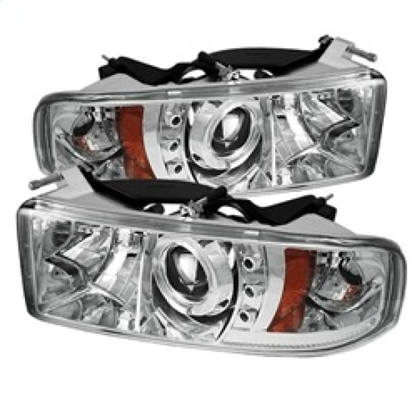 SPYDER 5010094 Projector Headlights - LED Halo - Chrome