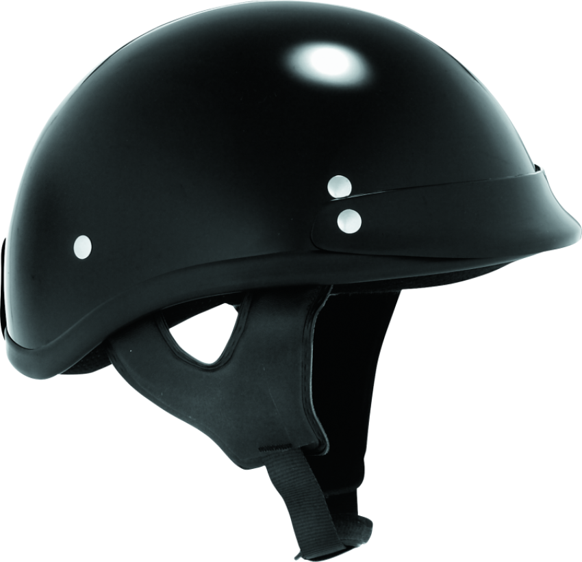 Skid Lid 646805 s Traditional Helmet Black - 2XL