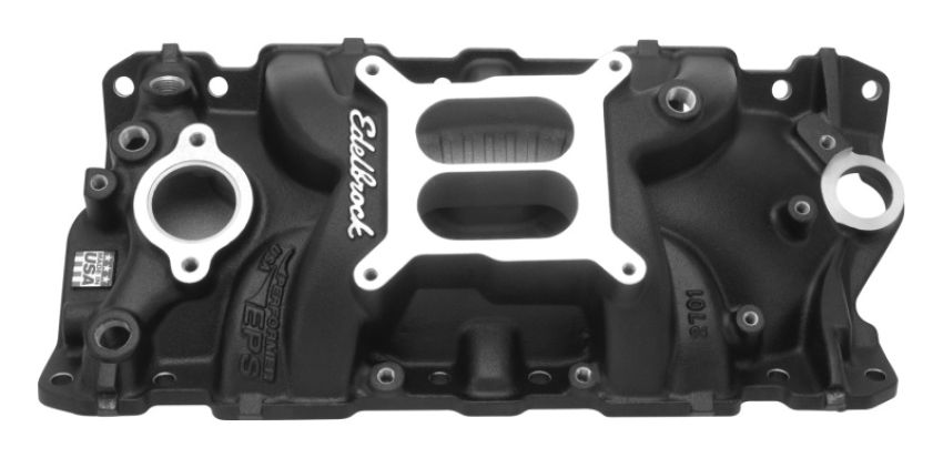 EDELBROCK EDE27013 SBC Performer EPS Manifold - Black