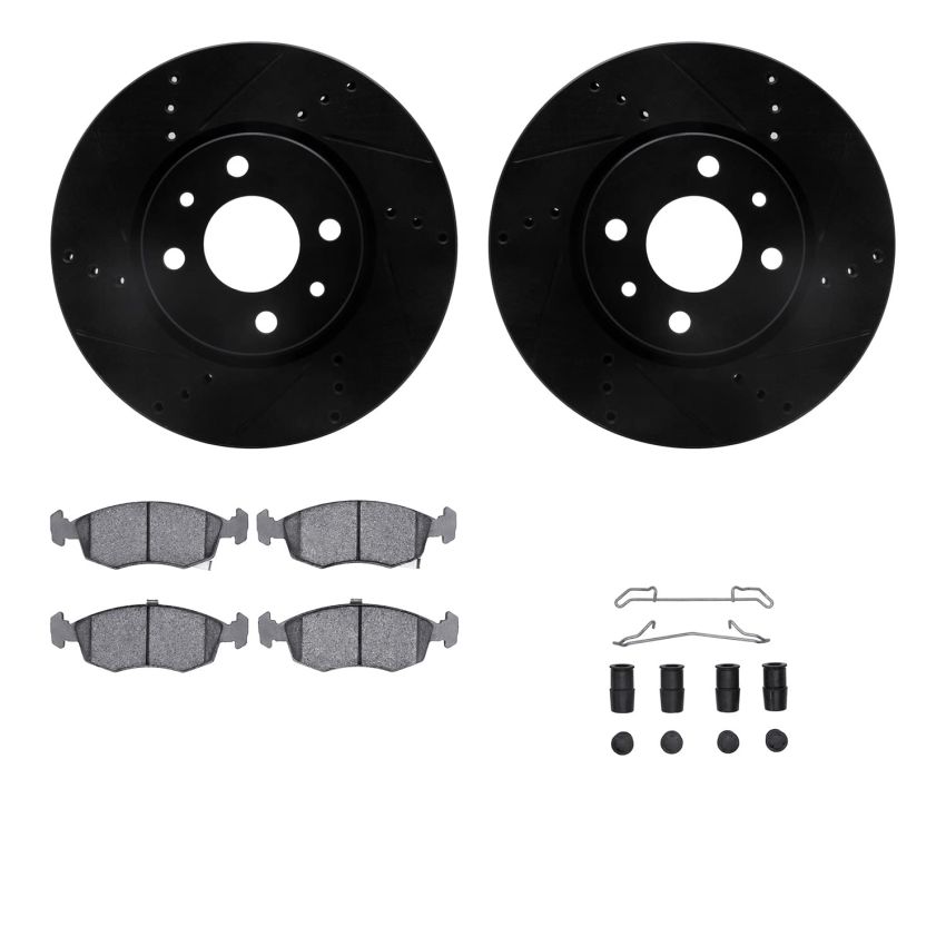 Dynamic Friction 8612-07001 Rotor Kit