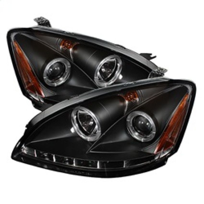 SPYDER 5008077 Projector Headlights - LED Halo - Black