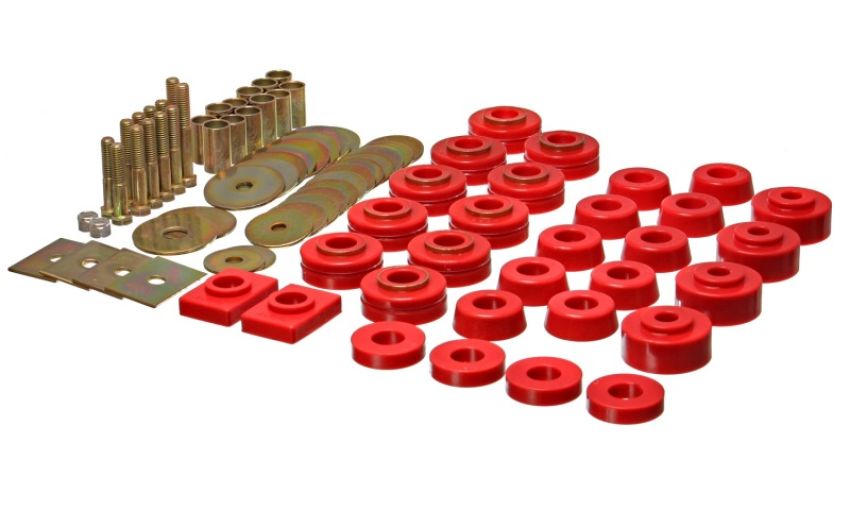Energy Suspension 3.4160R Body Mount Set - Red