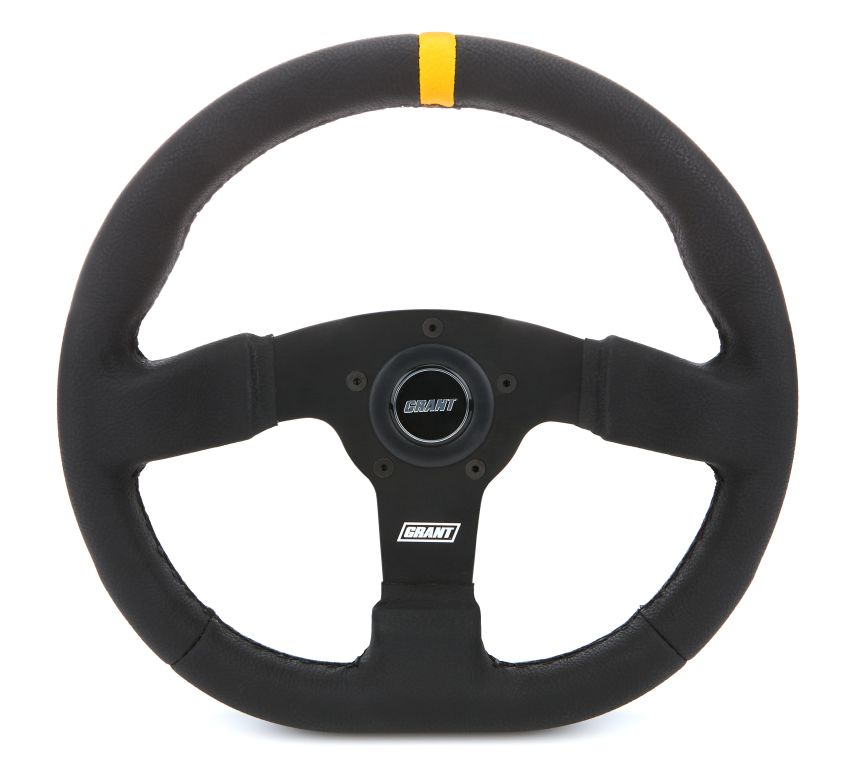 GRANT GRT603-S D Wheel Yellow Center Stripe  Plastic Center