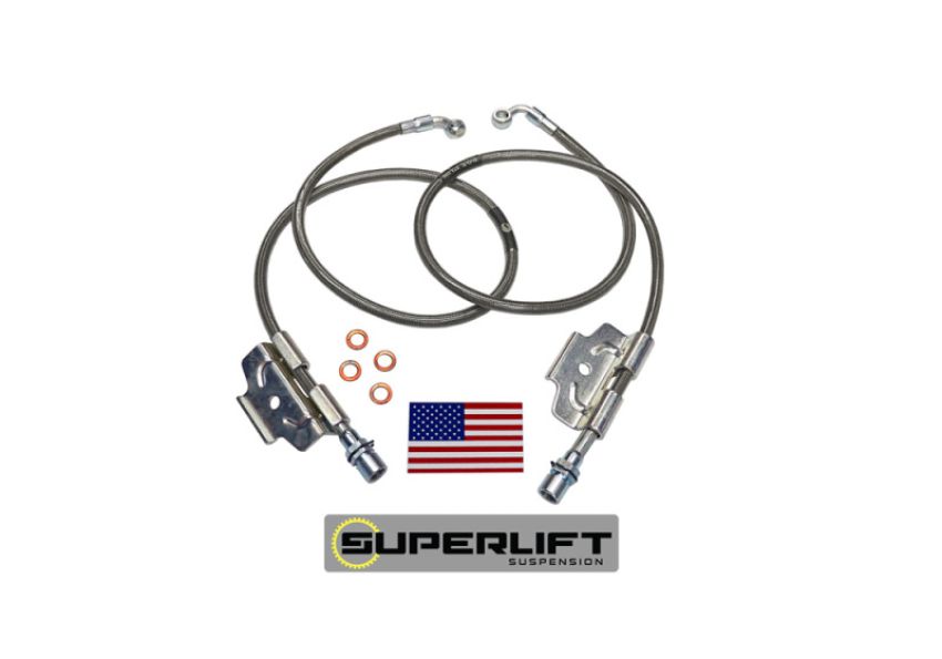 Superlift 91600 03-13 Dodge Ram 2500/3500 w/ 4-6in Lift Kit (Pair) Bullet Proof Brake Hoses