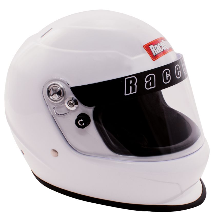 RACEQUIP RQP2261196 Helmet Pro Youth Gloss White SFI24.1 2020