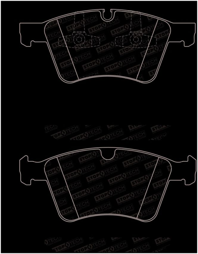 Stoptech 308.12720 Street Brake Pads