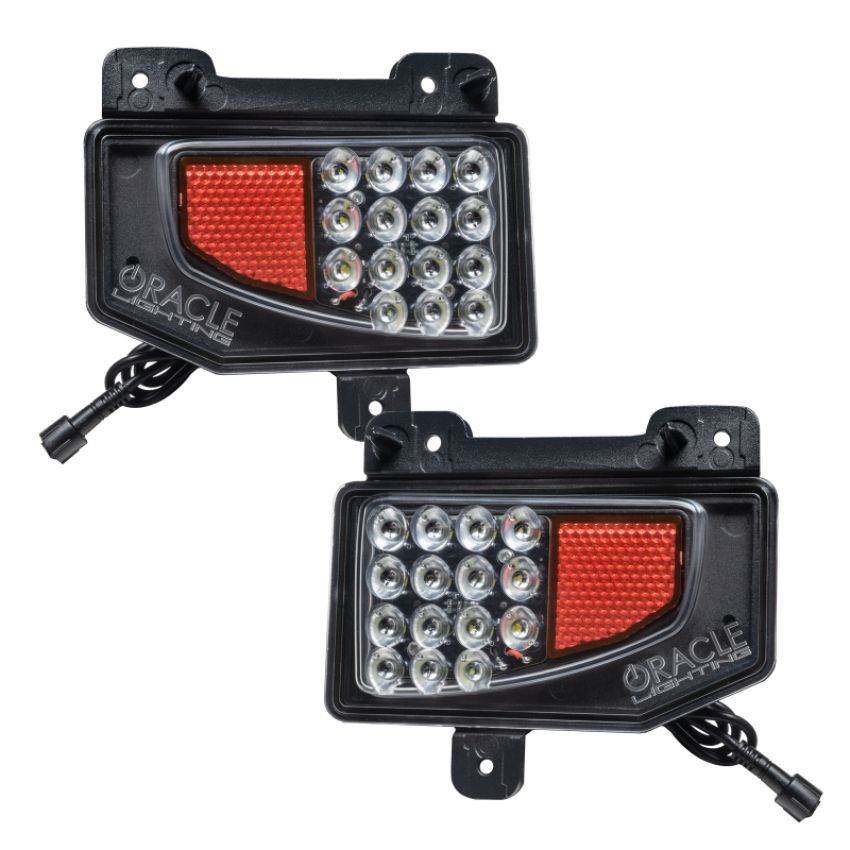 Oracle Lighting 5878-504 ORACLE Lighting Rear Bumper LED Reverse Lights for Jeep Gladiator JT