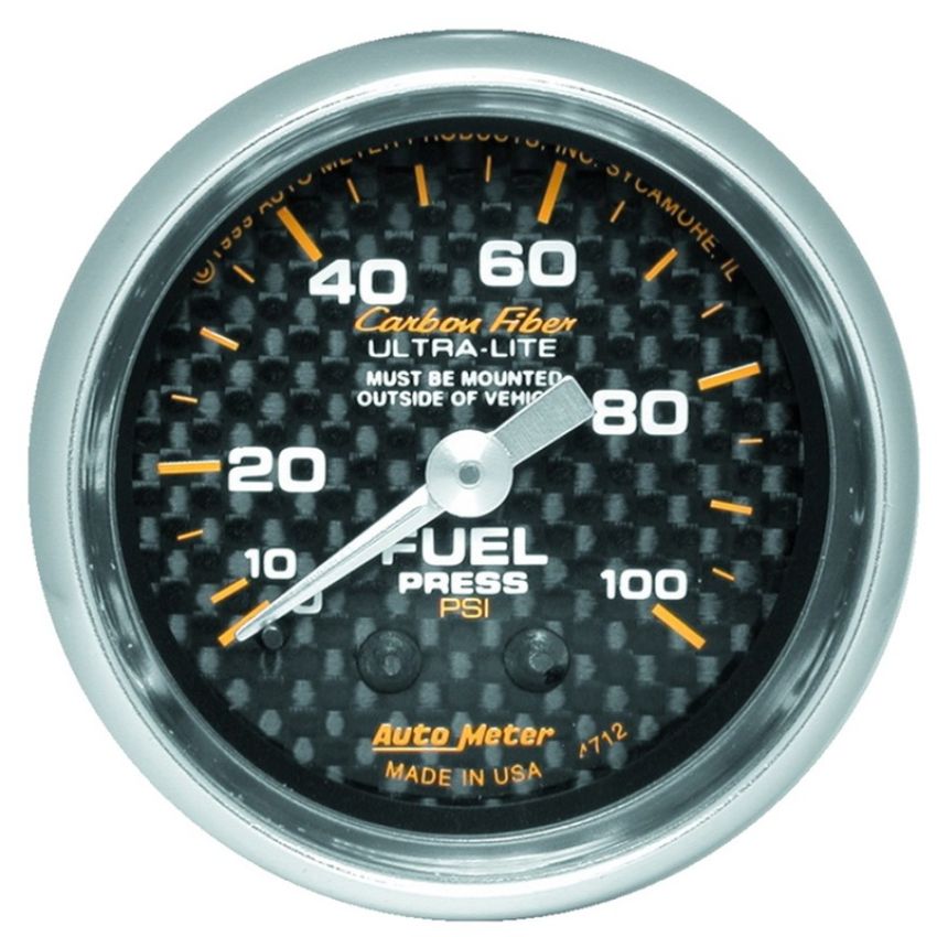 AUTOMETER ATM4712 C/F 2-1/16in Fuel Press. Gauge 0-100PSI