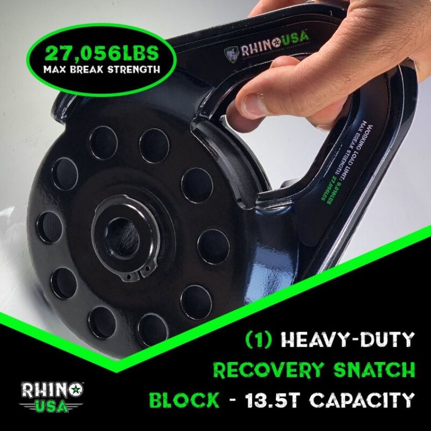Rhino USA RNO-SNTCH-BLCK Snatch Block