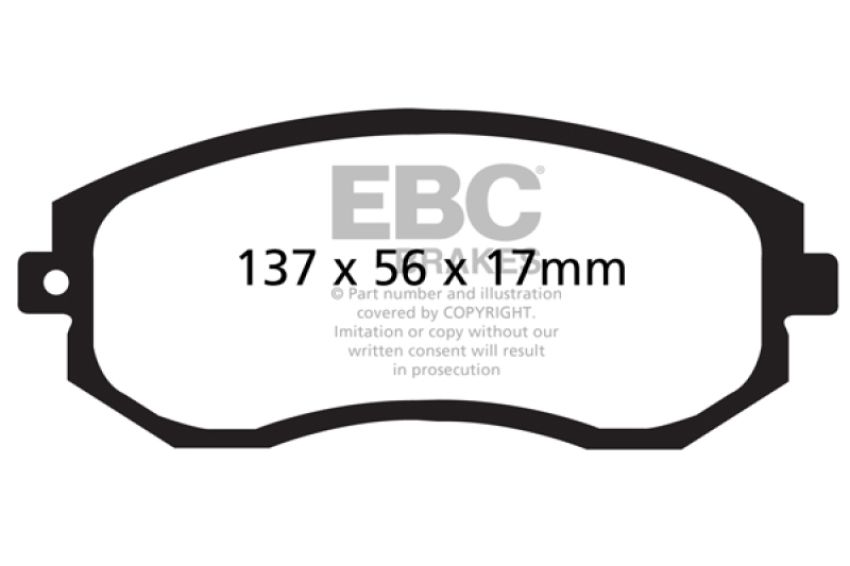 EBC Brakes DP41884R Yellowstuff Street And Track Brake Pads
