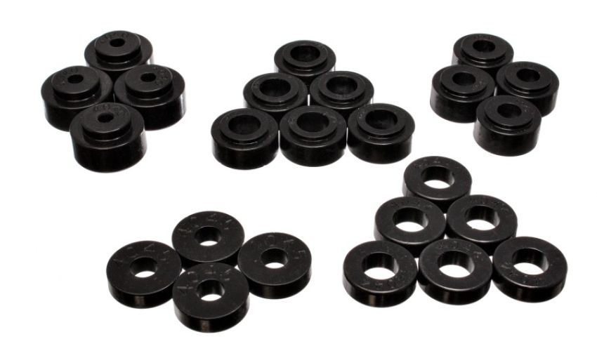 Energy Suspension 3.4113G 68-72 Chevrolet Chevelle/Monte Carlo/Malibu/Laguna/El Camino Black Body Mount Set