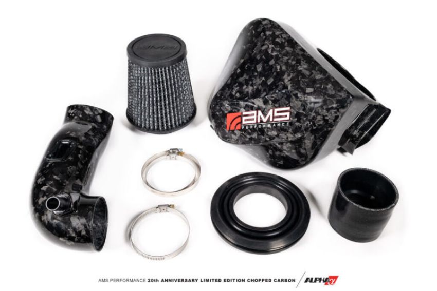 AMS AMS.38.08.0001-2 Performance 2020+ Toyota Supra A90 Chopped CF Cold Air Intake System (Does Not Fit w/ Strut Bar)