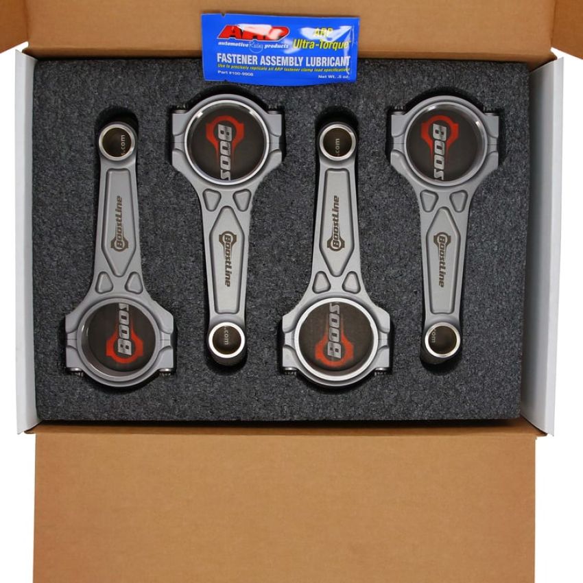 Boostline FD5933866 Connecting Rod Set, Ford Mod 4.6L & Coyote, 5.933 in. Length, ARP2000, Set of 8