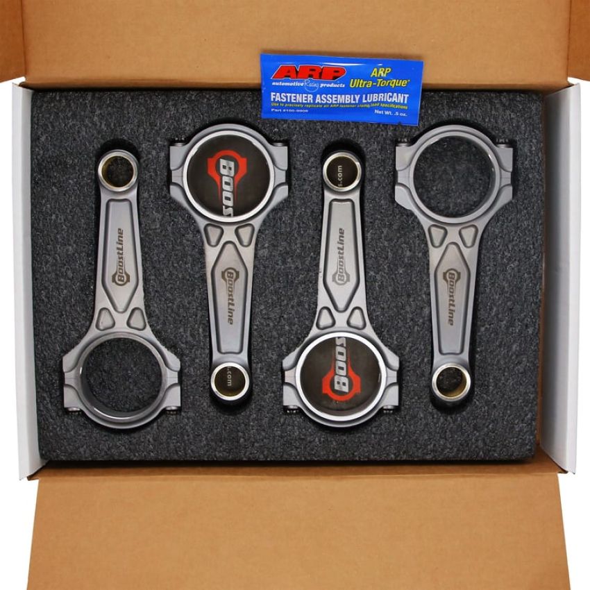 Boostline FD6012905 Connecting Rod Set, Ford Ecoboost 3.5, 125.75 mm Length, ARP2000, Set of 6