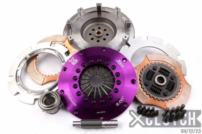 XCLUTCH XKNI20522-2B 99-02 Nissan Silvia S15 2.0L 8in Twin Sprung Ceramic Clutch Kit