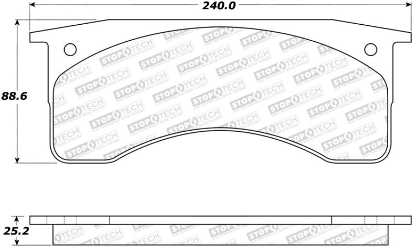 Stoptech 308.07690 Street Brake Pads