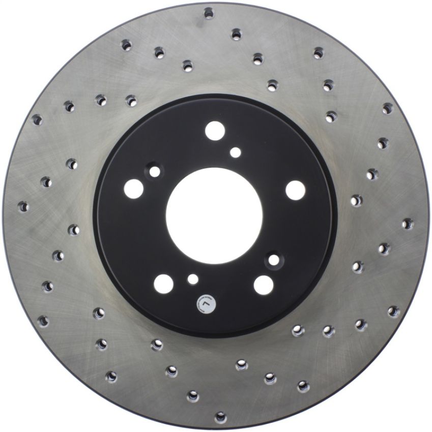 Stoptech 128.40046L 99-08 Acura TL (STD Caliber) / 01-03 CL / 04-09 TSX Cross Drilled Left Front Rotor