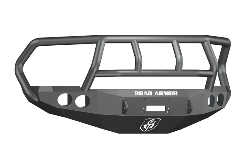 Road Armor 40802B 10-18 Ram 2500 Stealth Front Winch Bumper w/Titan II Guard - Tex Blk