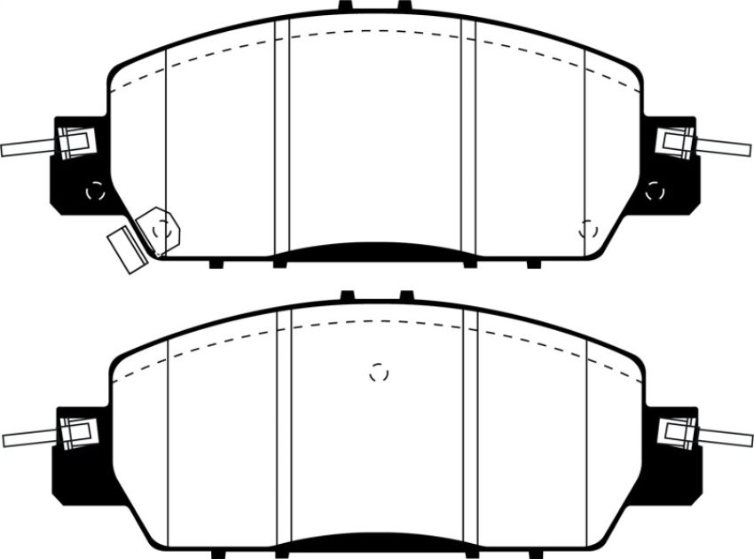 EBC Brakes UD1860 Ultimax OEM Replacement Brake Pads