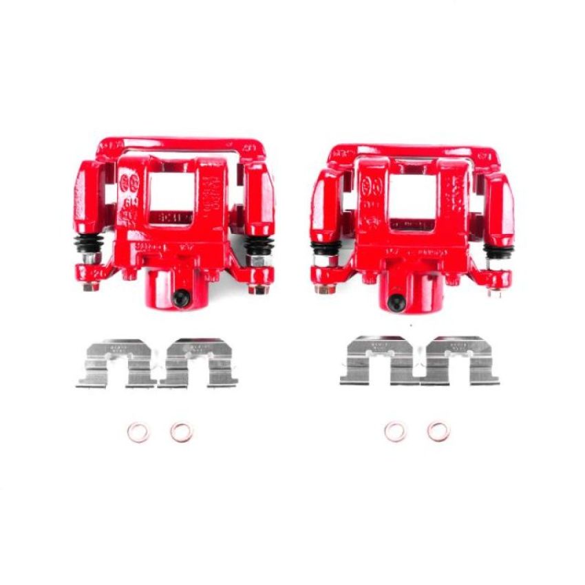 PowerStop S6456 Red Powder Coated Calipers