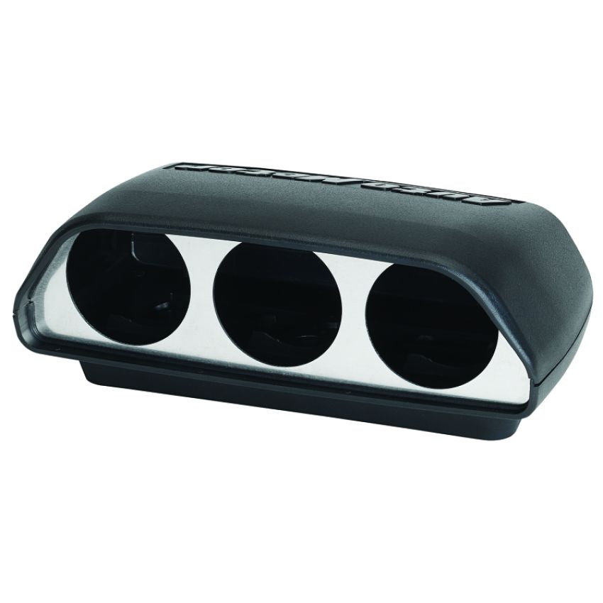 AutoMeter 5288 GAUGE MOUNT, UNIVERSAL DASH TOP, TRIPLE, 2 1/16