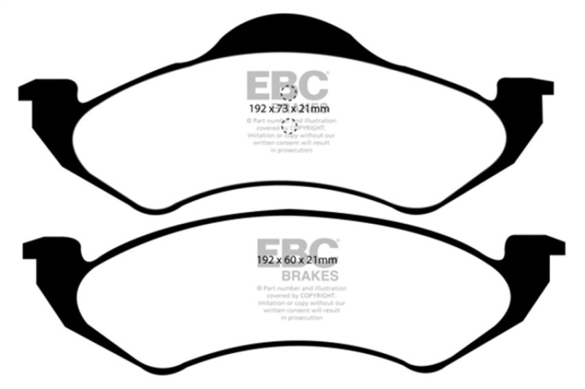 EBC Brakes DP61275 6000 Series Greenstuff Truck/SUV Brakes Disc Pads
