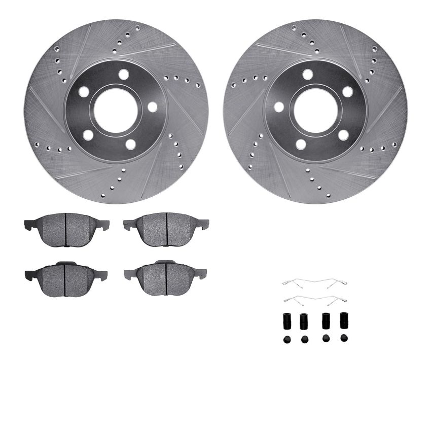 Dynamic Friction 7612-54017 Rotor Kit