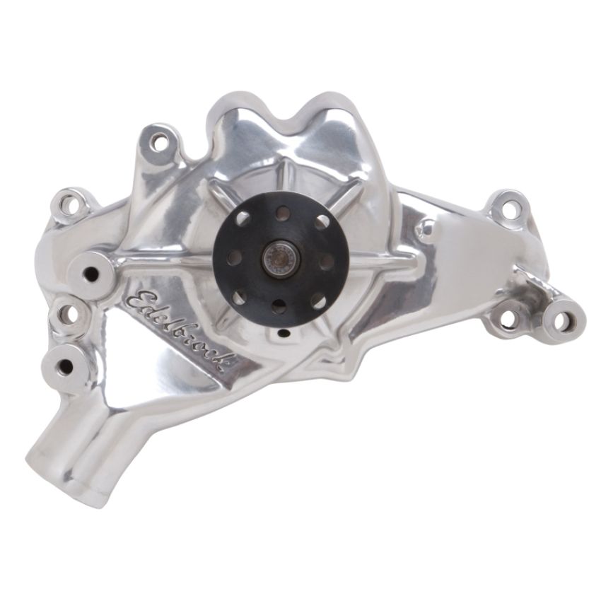 EDELBROCK EDE8861 BBC Water Pump - Long  Polished